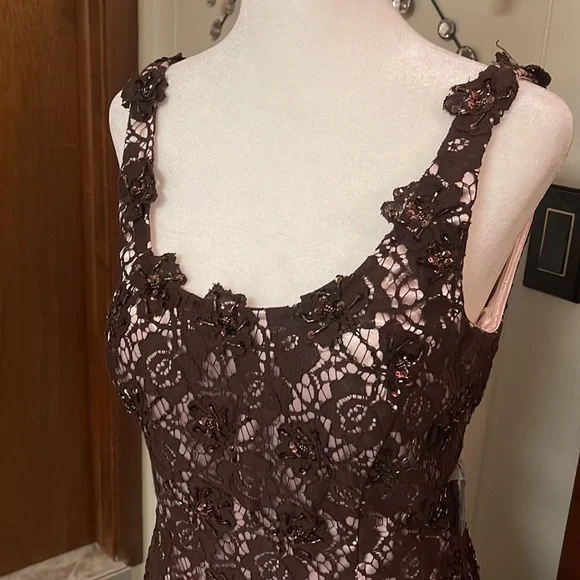 chinese dress ladies Jenni Lace Tea Length Dress  JS Collections